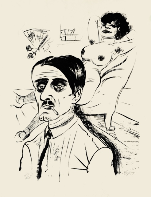 Otto Dix, Louis und Vohse, 1923, Lithografie, 555 x 425 mm,