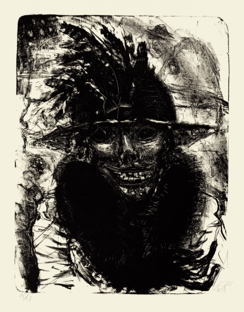 Otto Dix, Nächtliche Erscheinung, 1923, Lithografie, 483 x 371 mm,