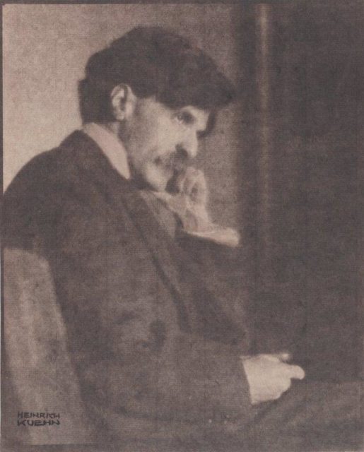 Heinrich Kühn, Alfred Stieglitz, 1904, Platinotypie auf Japanpapier,