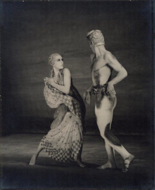 Adolphe de Meyer, The dancer Vaslav Nijinsky and dance partner in 