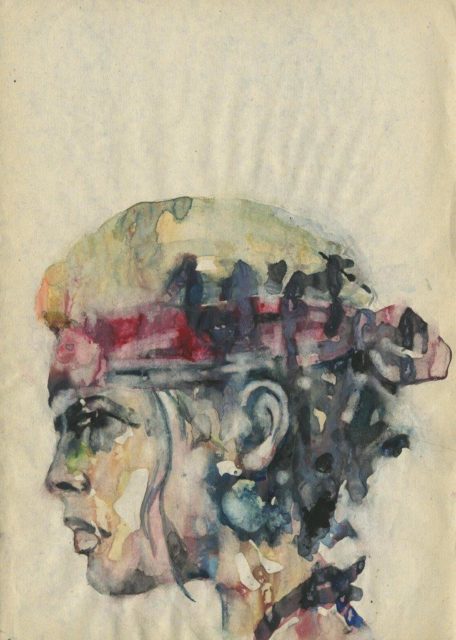 Anna Klüssendorf, Ohne Titel, 2019, Aquarell