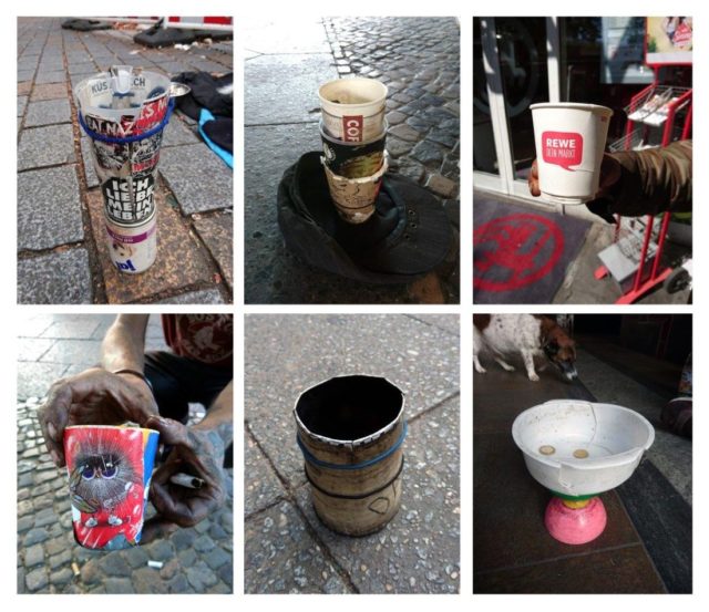 Jürgen Krusche, Serie "Begging Cups", 2019