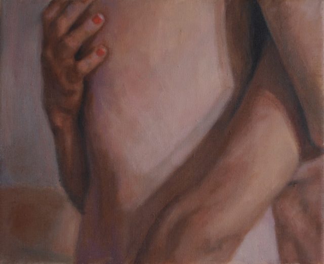 Jana Jacob, Umarmung II, Acryl auf Leinwand, 2022 © Künstlerin