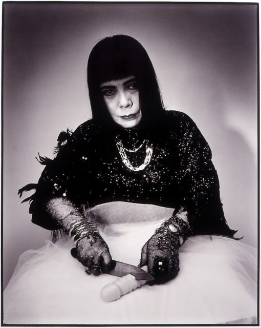 Nobuyoshi Araki, Ohne Titel (from the Secession book) Madam Kusama, 1998, Fotografie, 96,5 x 78 cm,